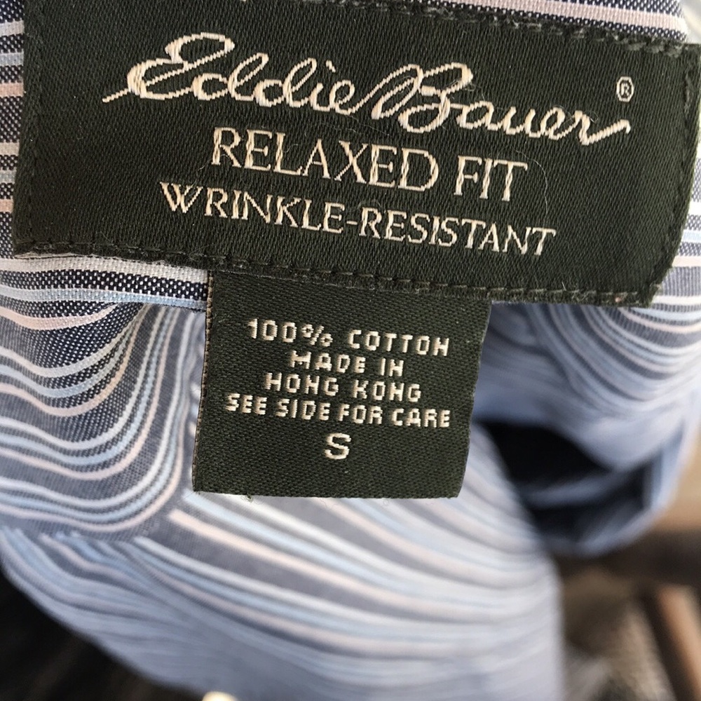 Eddie Bauer lot of 3 Men’s Dress Shirts Size Small